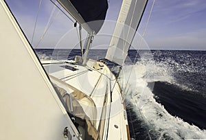 Yacht Race in theÂ  mediterranean